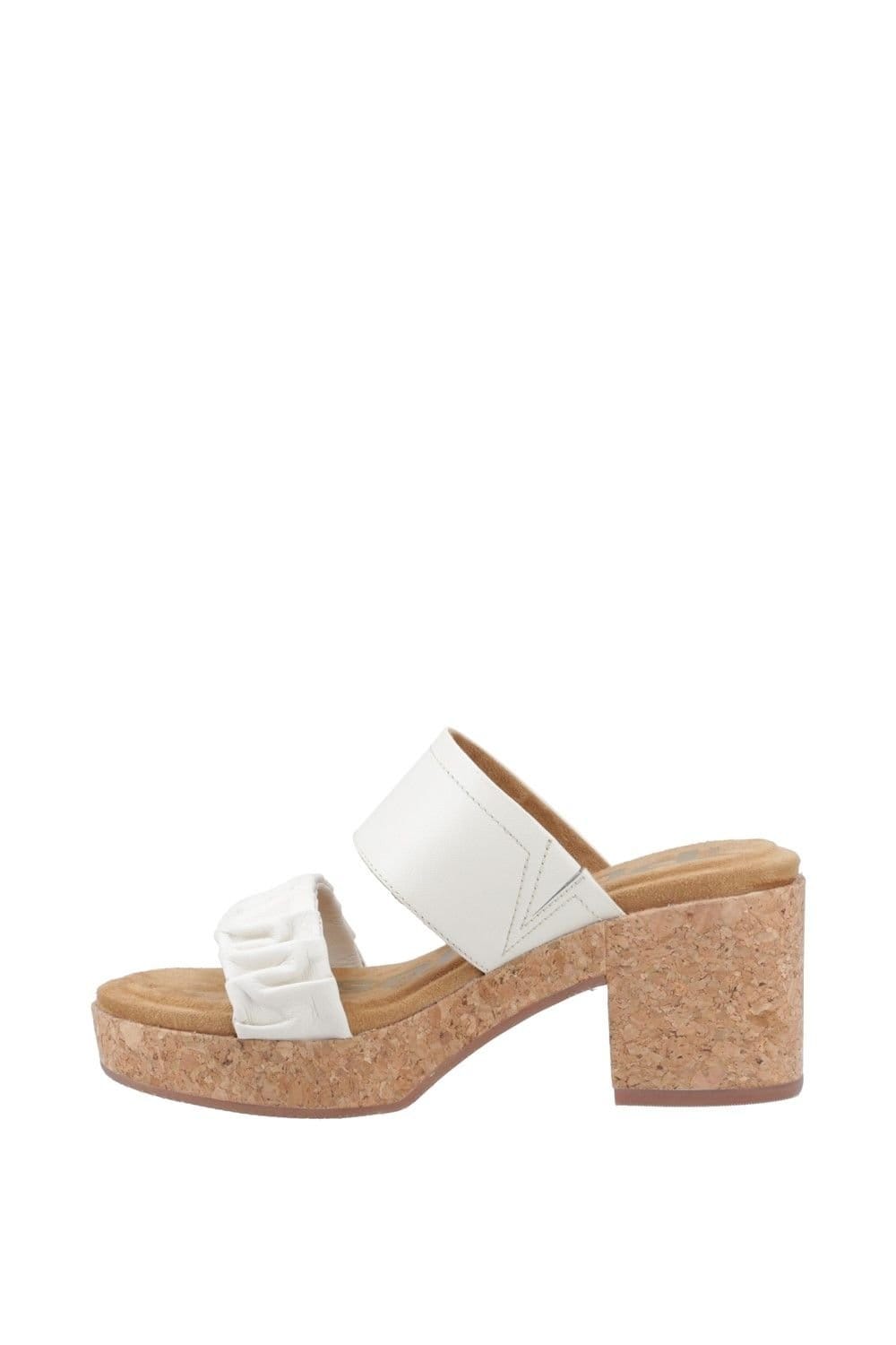 Hush Puppies Hush Puppies Women's Poppy Ruched Slide in Cream - 4