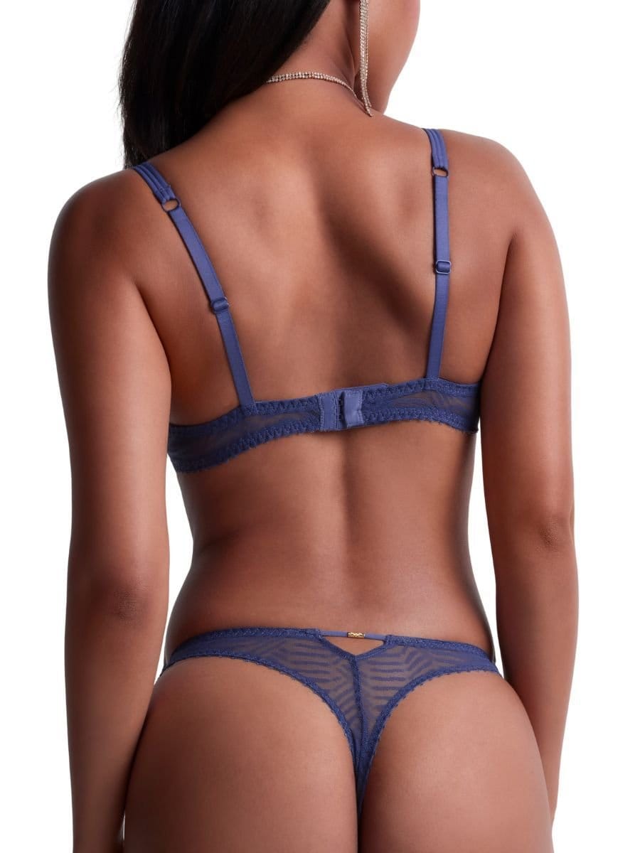 Aubade Aubade Women's Vibes Half Cup Bra in Blue - 4