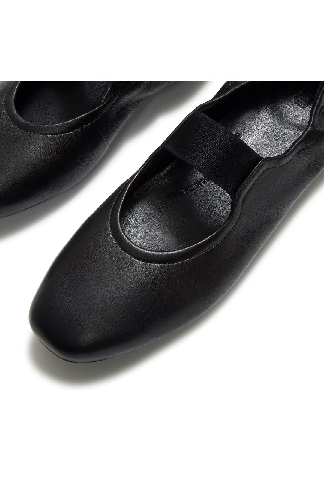 FitFlop FitFlop Women's Delicato Poise Leather Mary Janes Black - 4