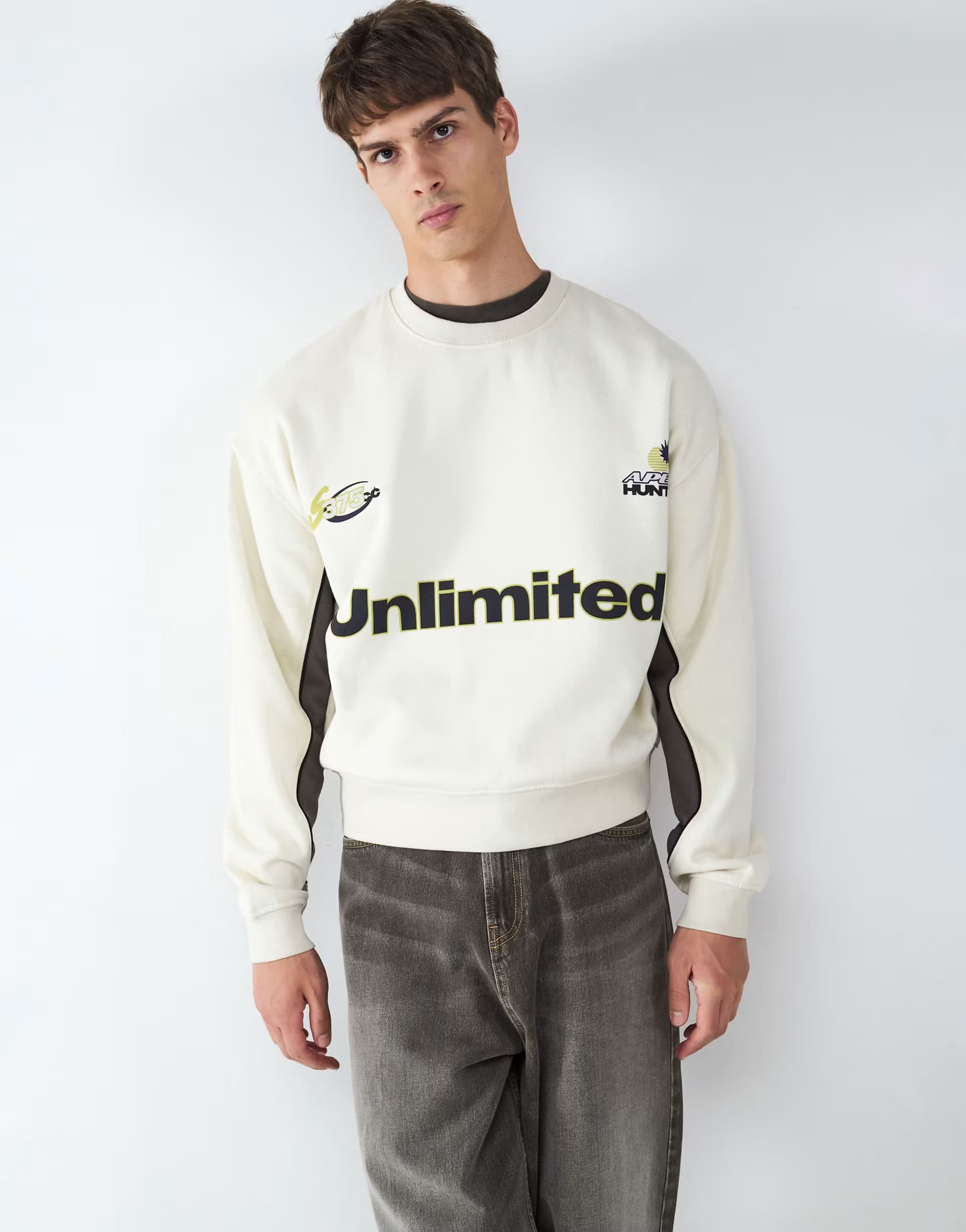 ASOS Balmohk Sweatshirt in white