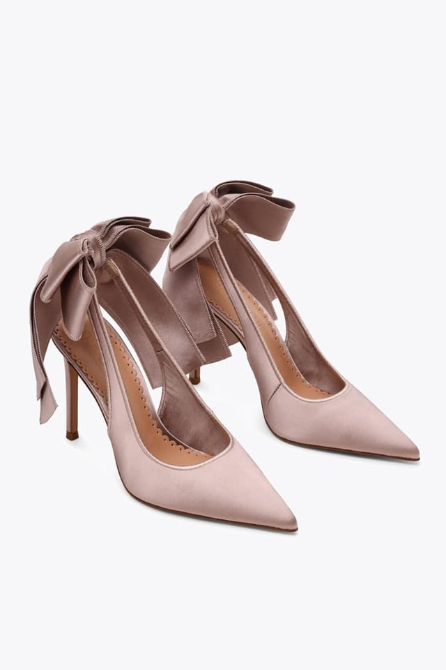 Steve Madden STEVE MADDEN Women's 'Teacup Tus' Satin Heels in Taupe - 2