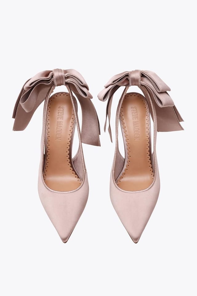 Steve Madden STEVE MADDEN Women's 'Teacup Tus' Satin Heels in Taupe - 3