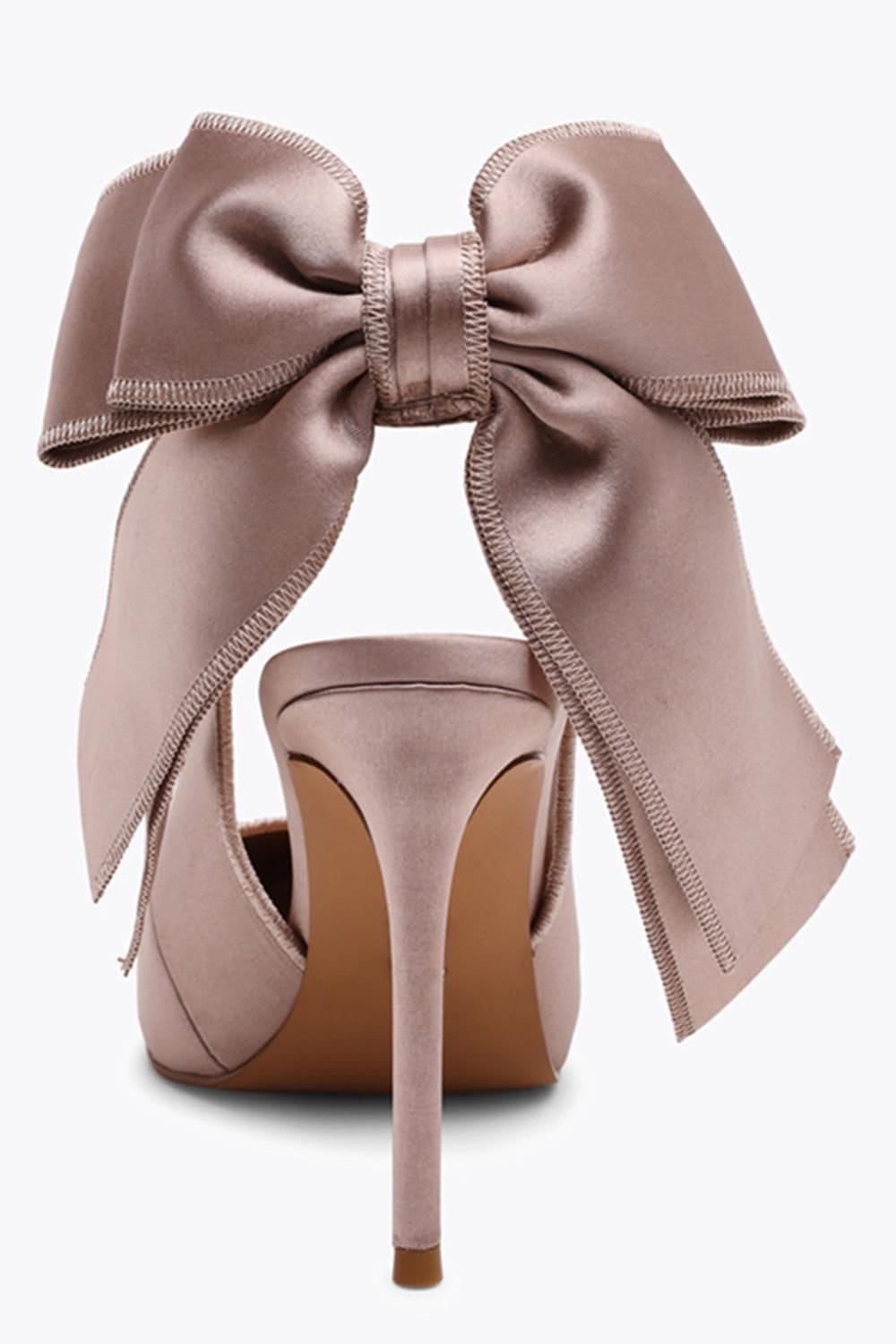 Steve Madden STEVE MADDEN Women's 'Teacup Tus' Satin Heels in Taupe - 4