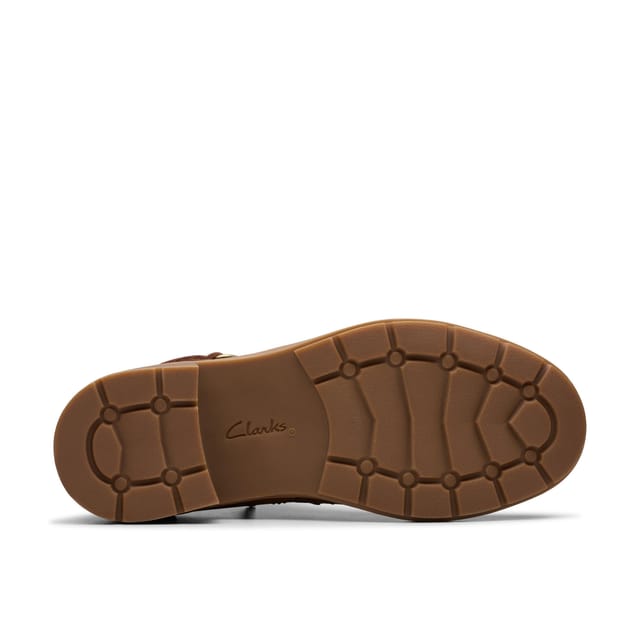 Clarks Clarks Women's Hearth Clara Tan Nubuck Ankle Boots in Brown - 3
