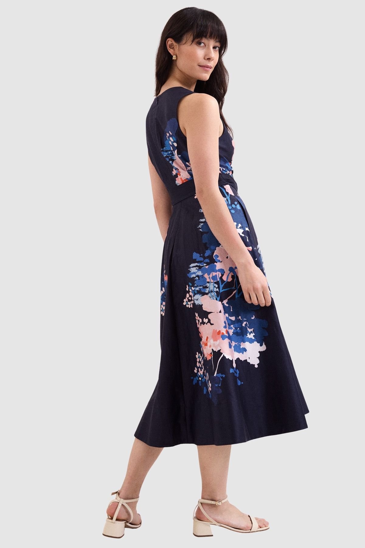 Phase Eight Phase Eight Women's Natalya Floral Dress in Dark Navy - 4