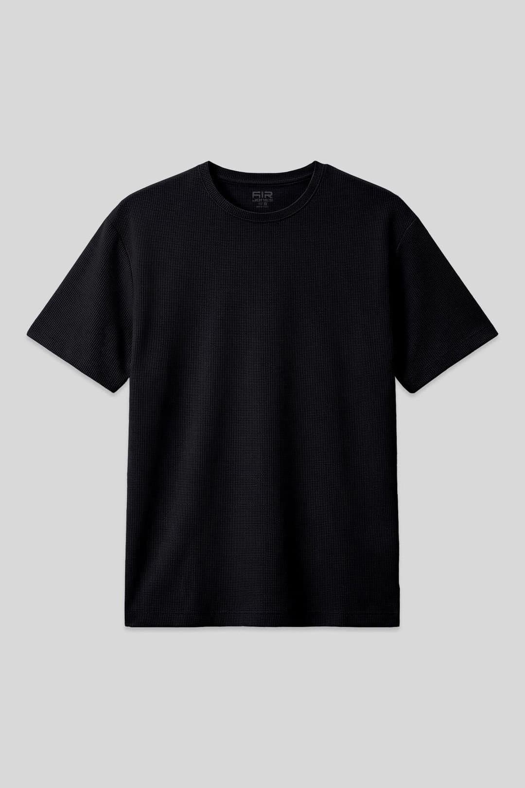 Tommy Life Tommy Life Men's Oversized Crew Neck T-Shirt in Black