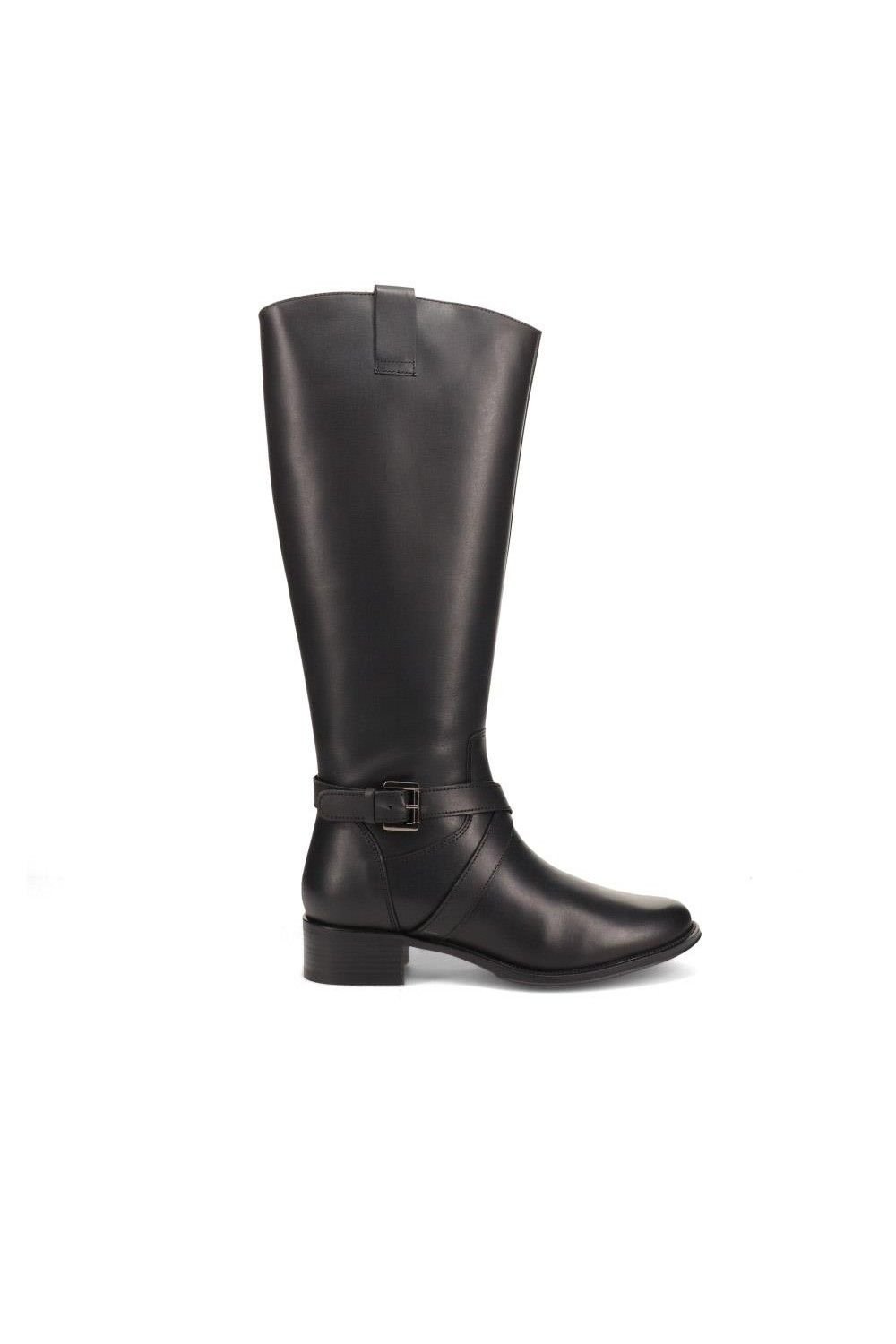Pavers Pavers Women's Wide-Calf-Fitting Long Boots in Black - 2