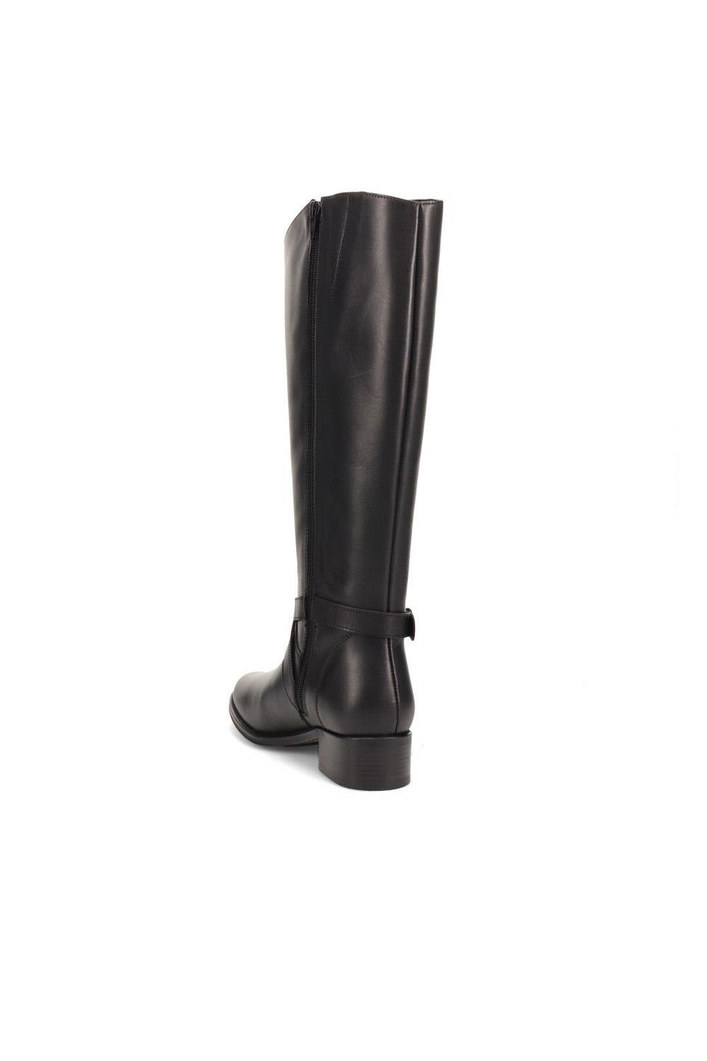 Pavers Pavers Women's Wide-Calf-Fitting Long Boots in Black - 3