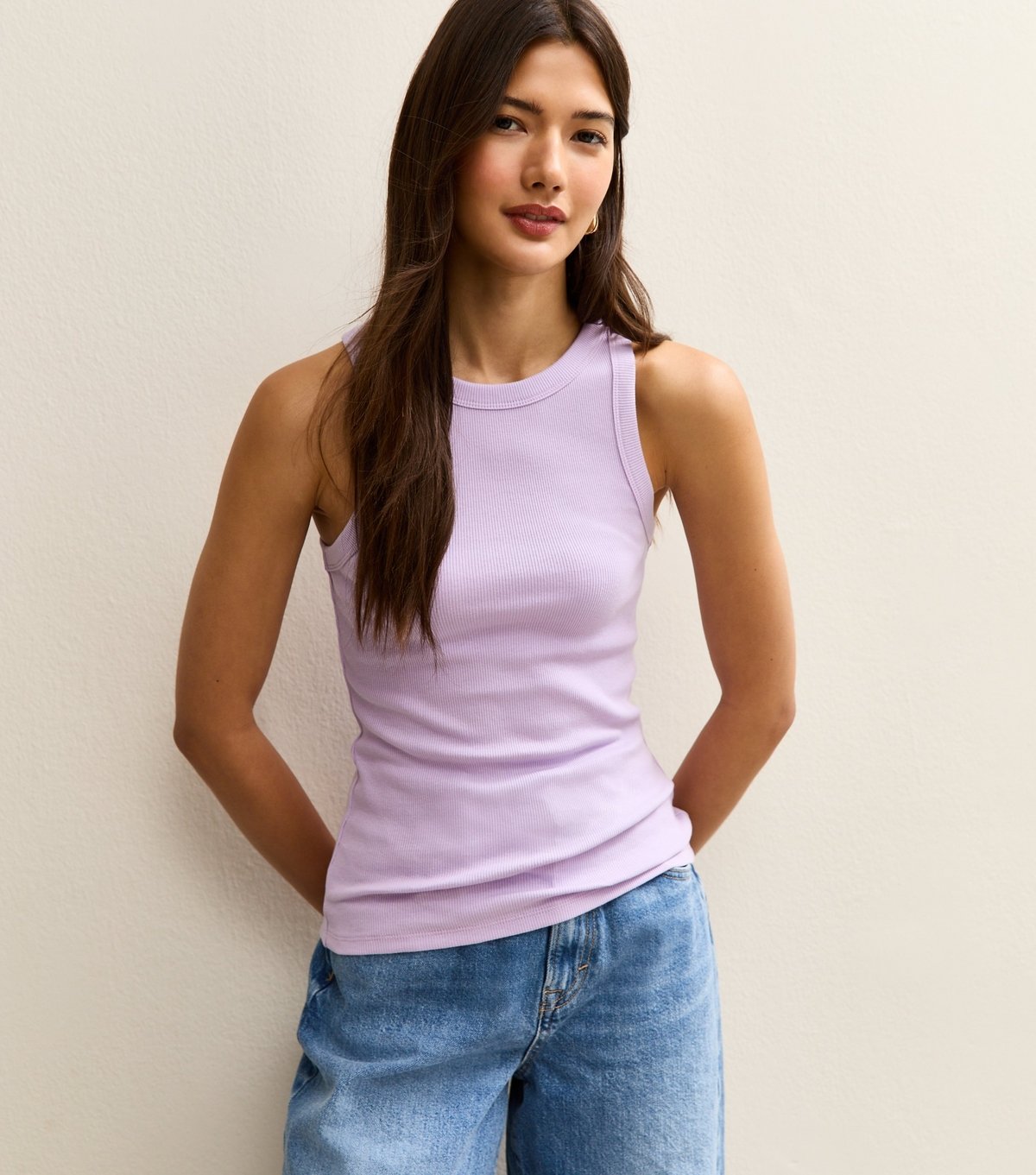 New Look Women's Lilac Racer Back Vest Top New Look - 3