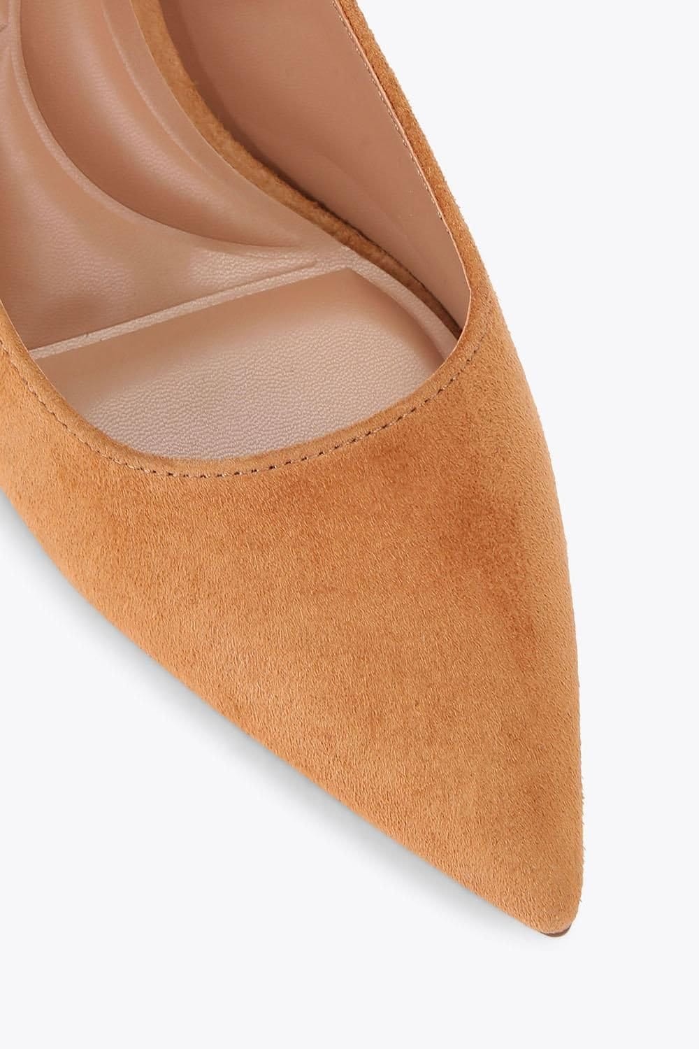 Carvela Carvela Women's 'Pompeii Court' Suede Heels in Camel - 4