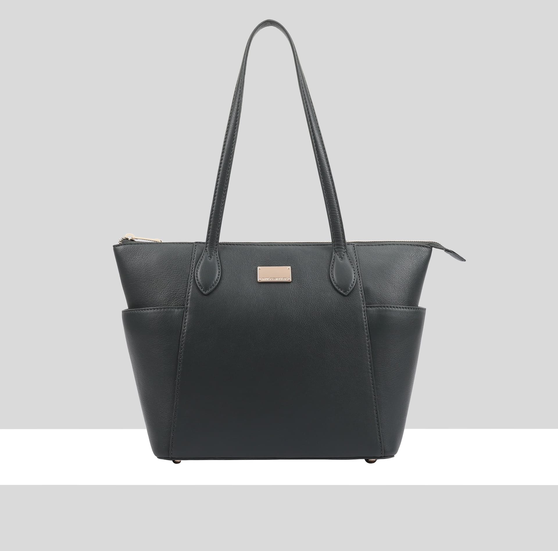 Paul Costelloe Paul Costelloe Women's Morava Leather Tote/Shoulder Bag in Dark Green