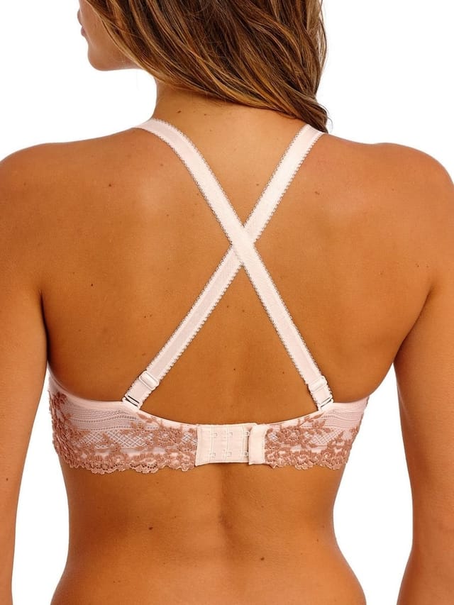 Wacoal Wacoal Women's Embrace Lace Plunge Underwire Bra in Pink - 3