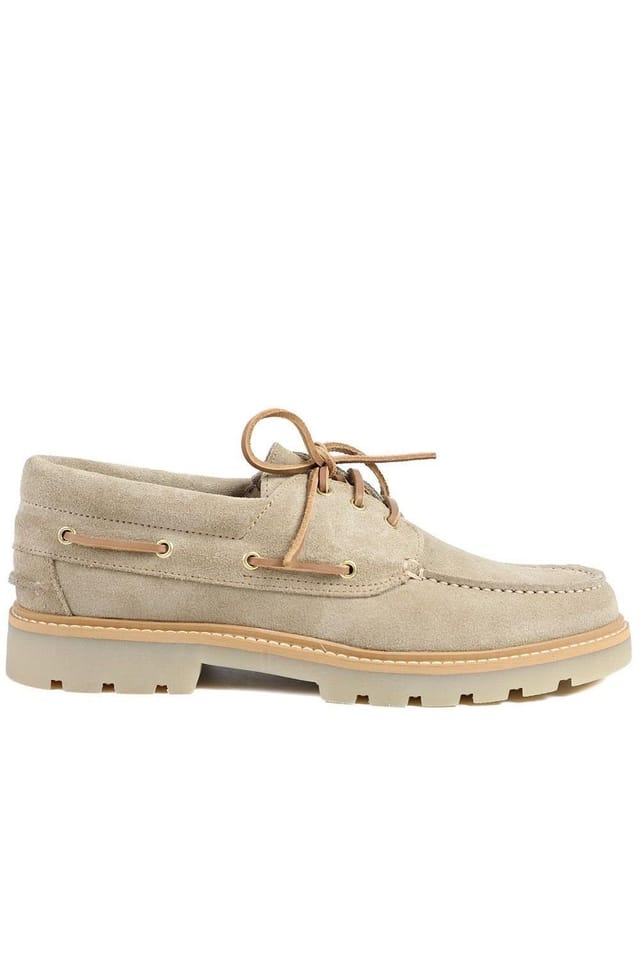 Jones Bootmaker Jones Bootmaker Men's Perivale Chunky Leather Moccasins in Tan - 2