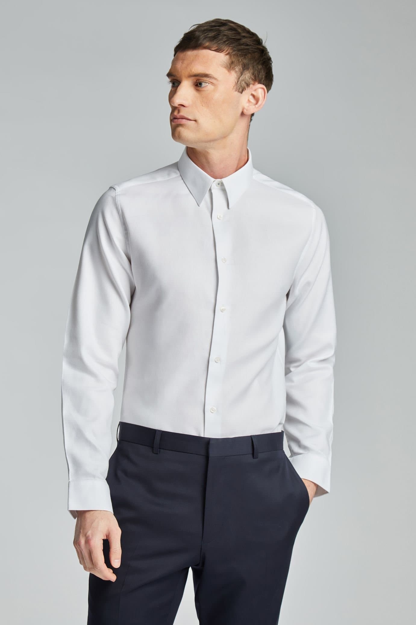 Ted Baker Ted Baker Men's Jorvic White Texture Shirt