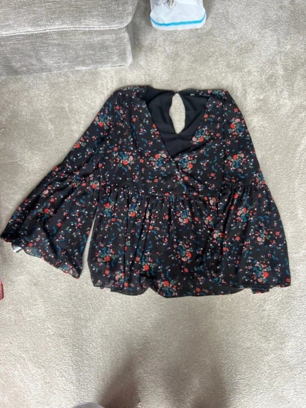 Sportsgirl Floral print peplum style top - 16