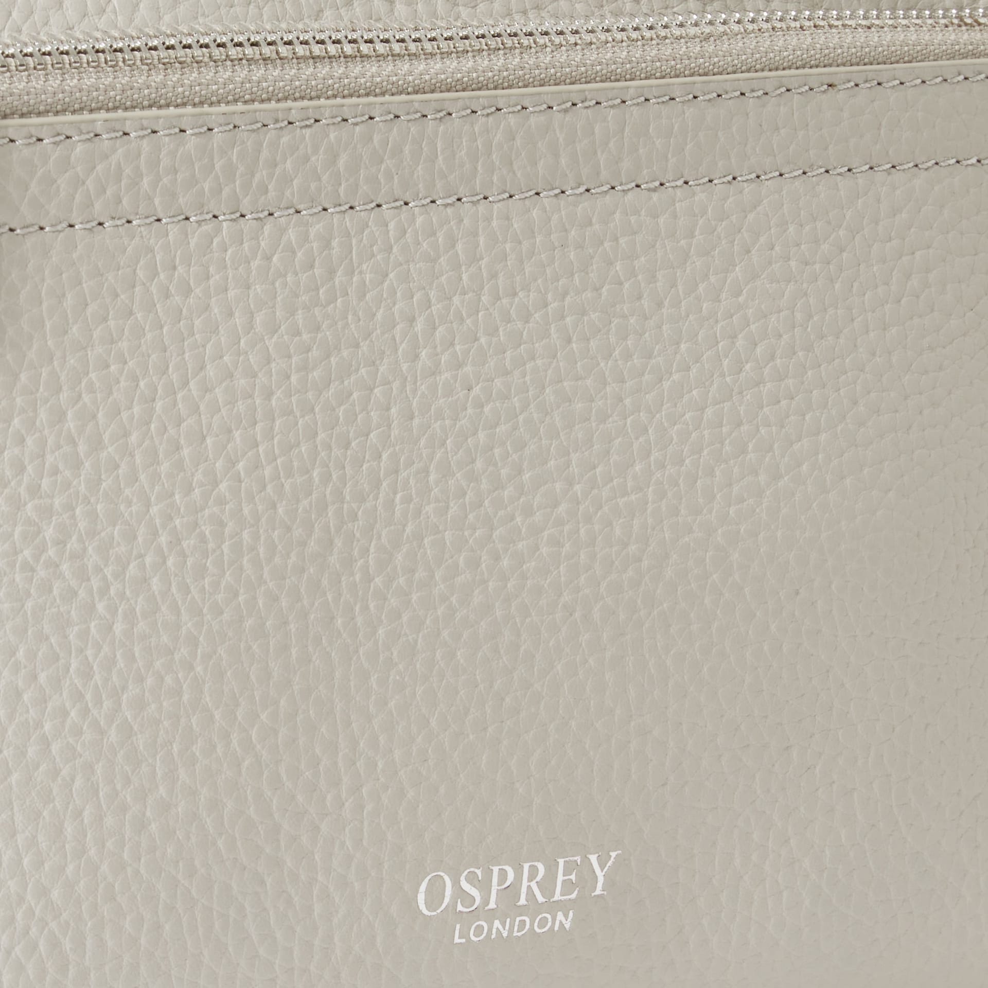 OSPREY LONDON OSPREY LONDON Women's The Stella Leather Crossbody Bag in Taupe - 4