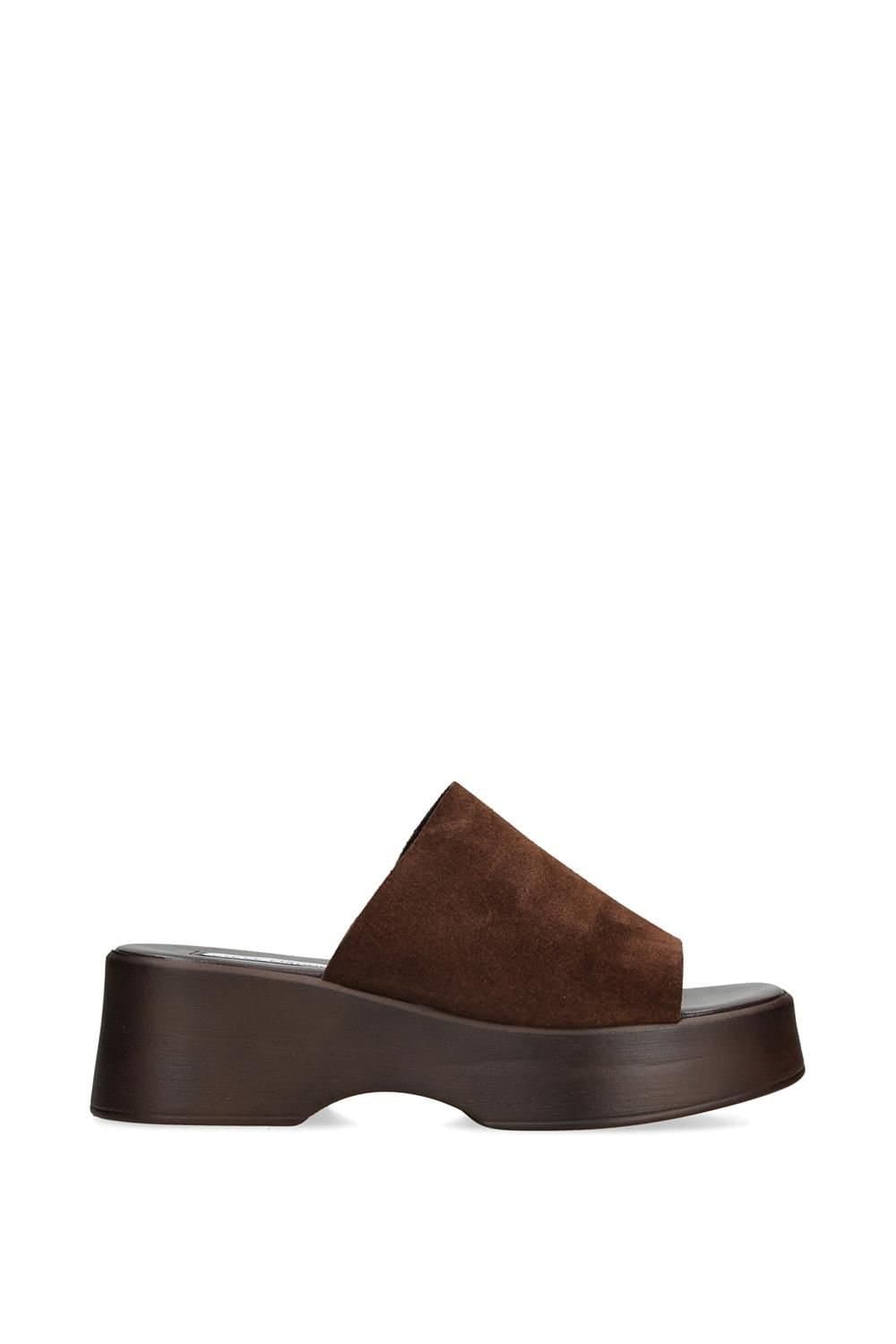 Steve Madden STEVE MADDEN Women's 'Slinky' Suede Sandals in Brown