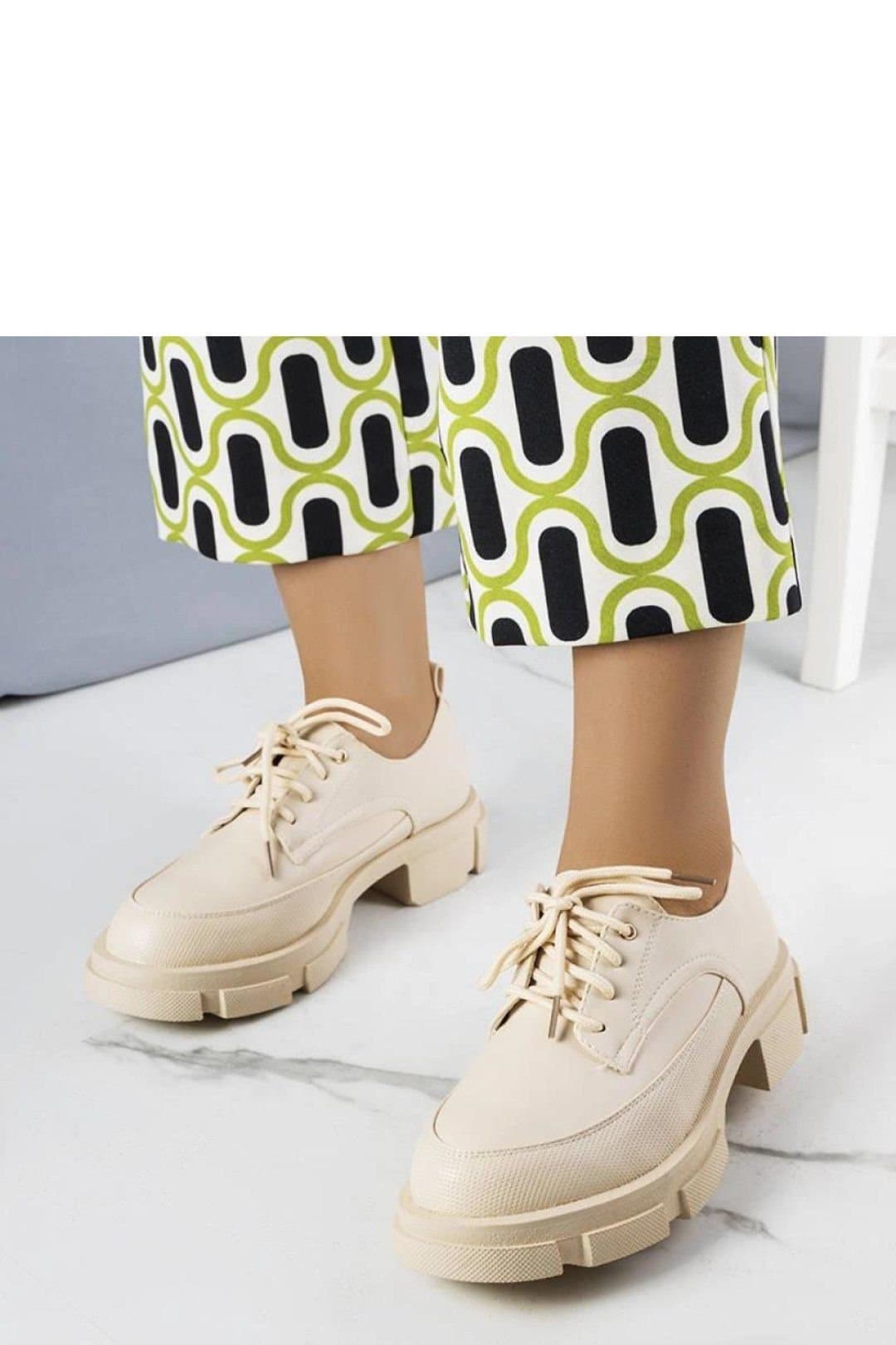 Love Lace Love Lace Women's Ecological half shoes with tractor square heel summer in Beige