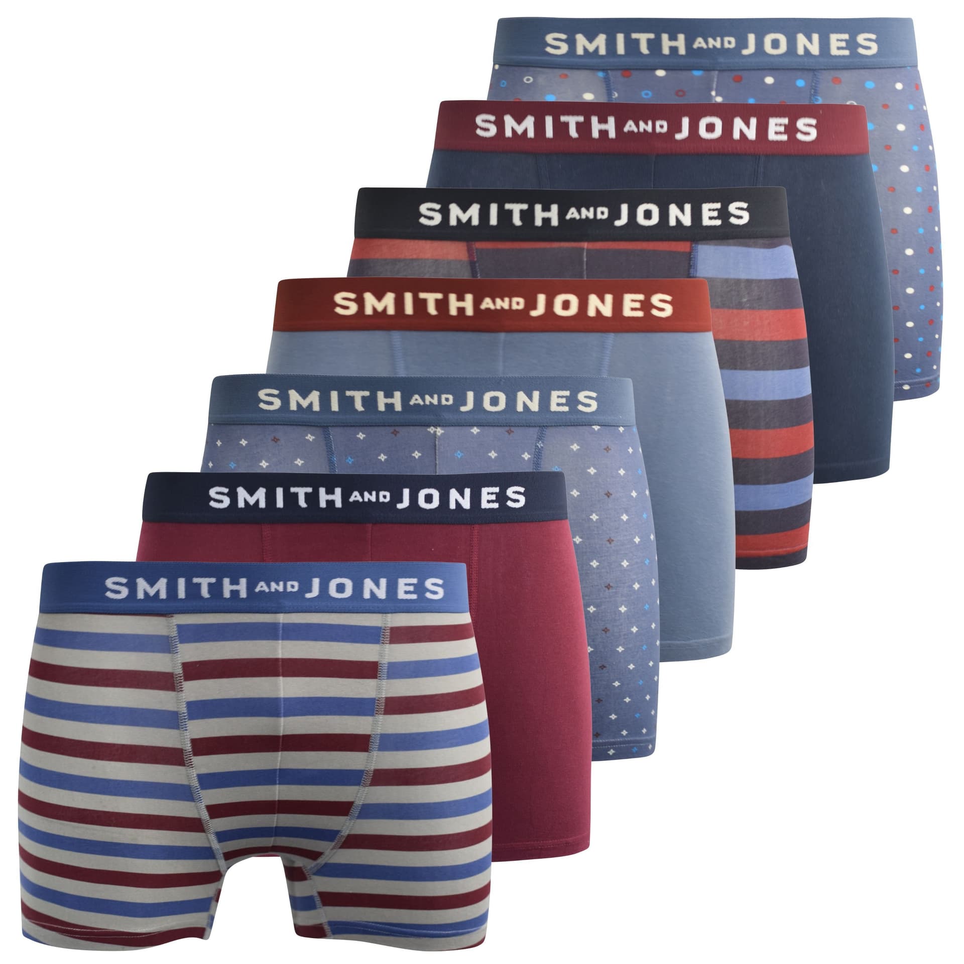 Smith & Jones Smith&Jones Men's Aziel Boxers 7pk