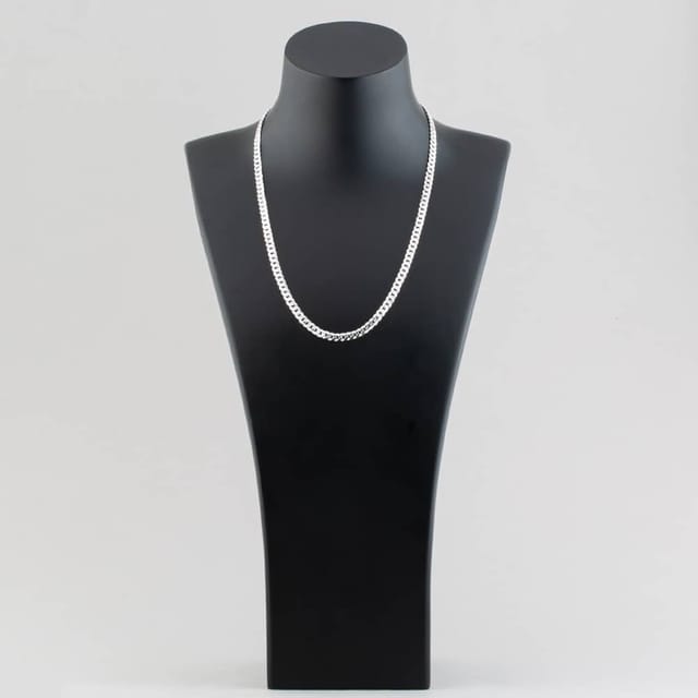 T.H.Baker T.H.Baker Women's Silver 20 Inch Flat Curb Chain SBUF-510-AG-20 - 2