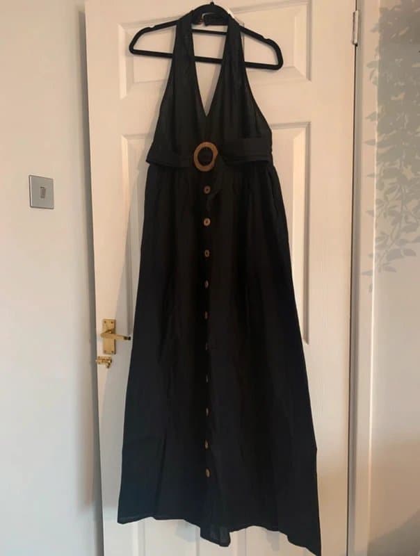 ASOS ASOS Black halter neck dress