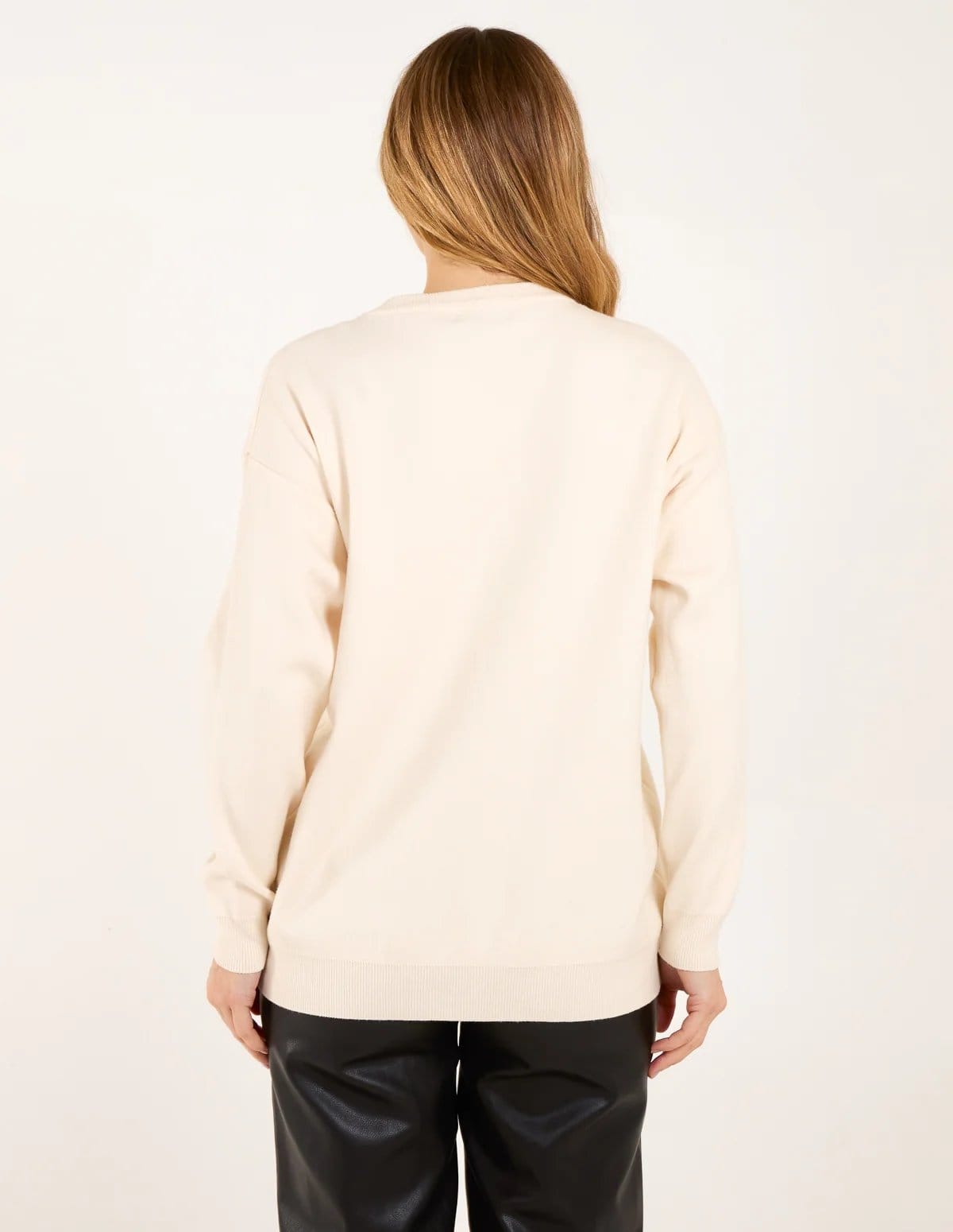 Blue Vanilla Flower Diamante Jumper - 4