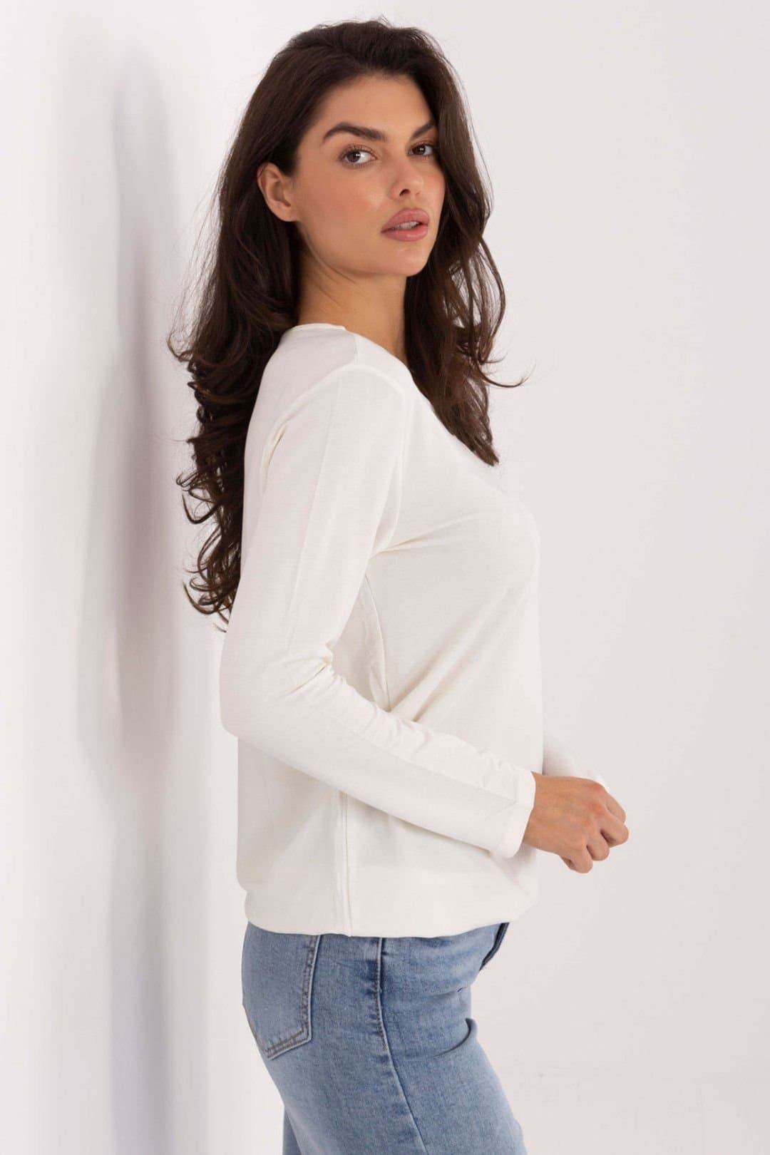 Love Lace Love Lace Women's Micro Modal Soft Fit Casual Blouse in White