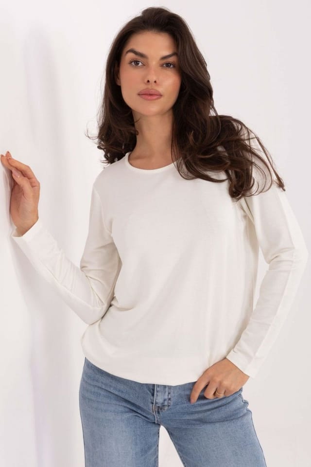 Love Lace Love Lace Women's Micro Modal Soft Fit Casual Blouse in White - 3