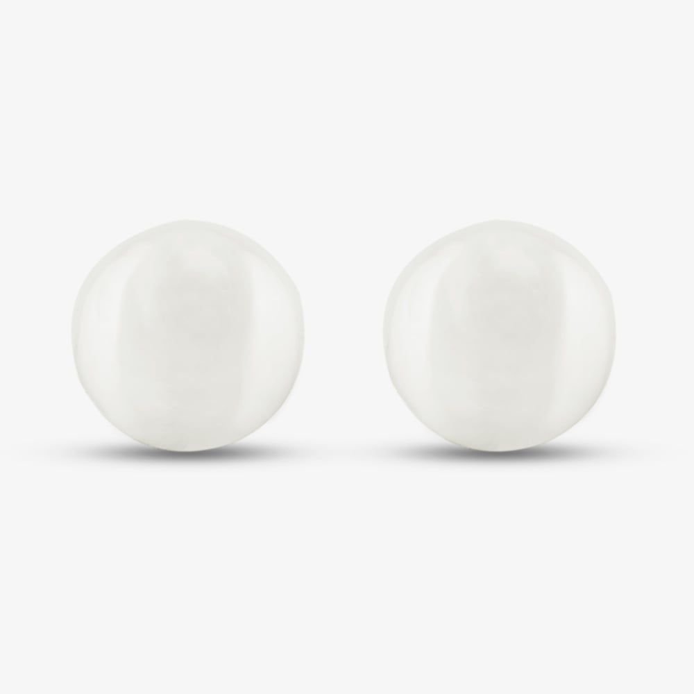 T.H.Baker T.H.Baker Women's 9ct Yellow Gold Freshwater Pearl Stud Earrings EOZ107RF in White - 2