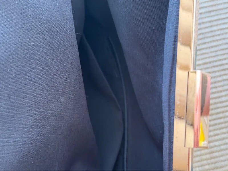 New Look Black Velvet Bag