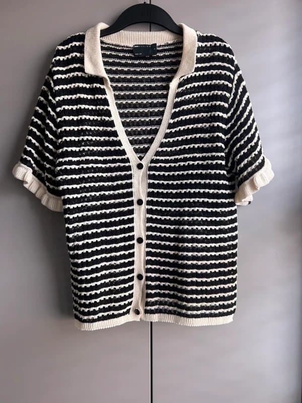 ASOS Crochet short sleeve cardigan