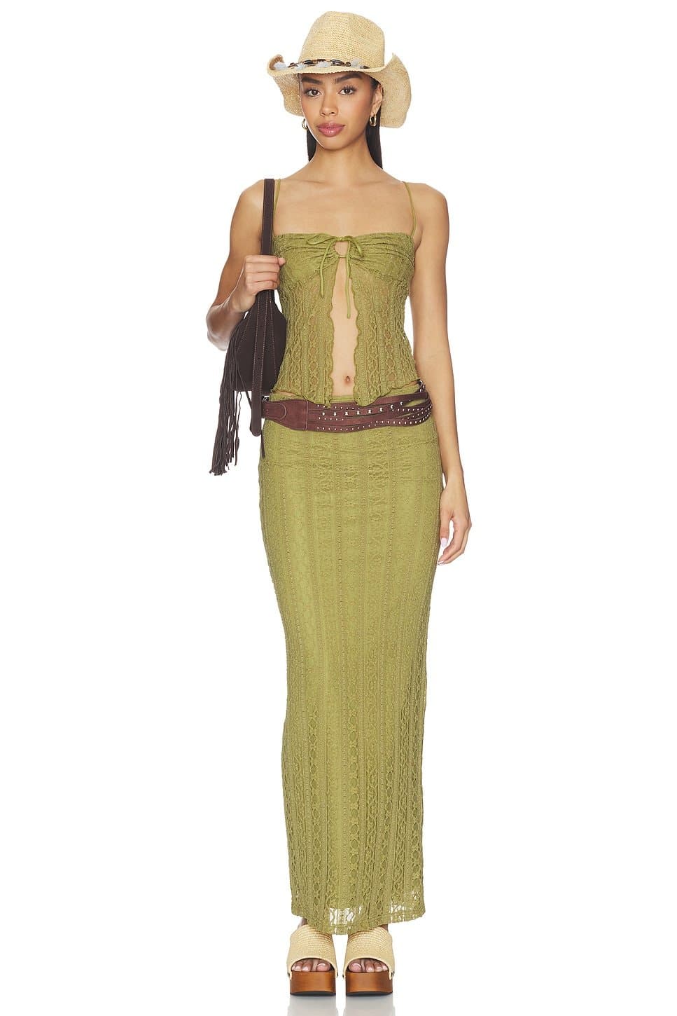 revolve Lali Maxi Skirt Set