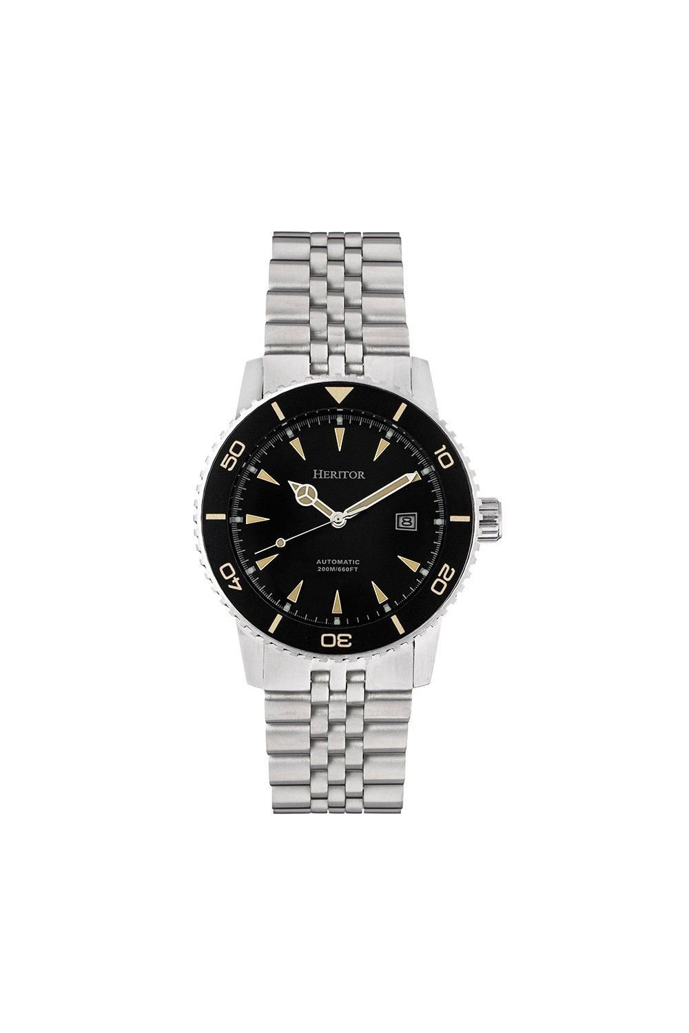 Heritor Automatic Heritor Automatic Men's Hurst Bracelet Watch in Black - 1