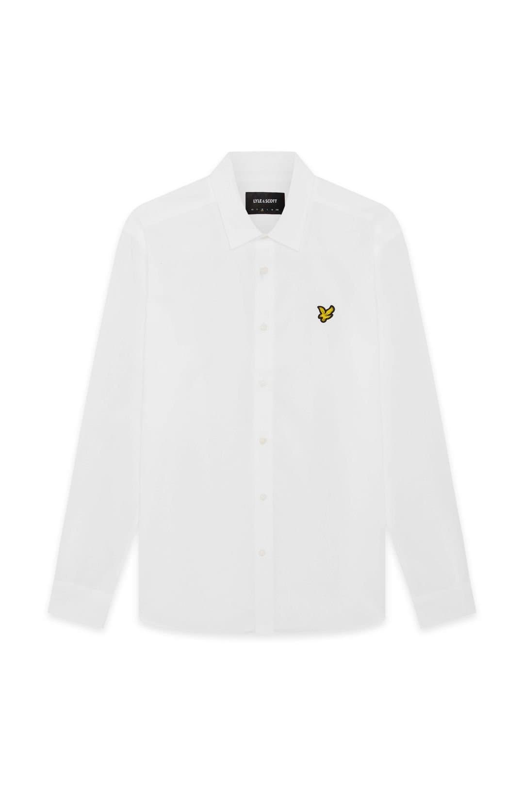 Lyle & Scott Lyle & Scott Men's Long Sleeve Poplin Shirt White