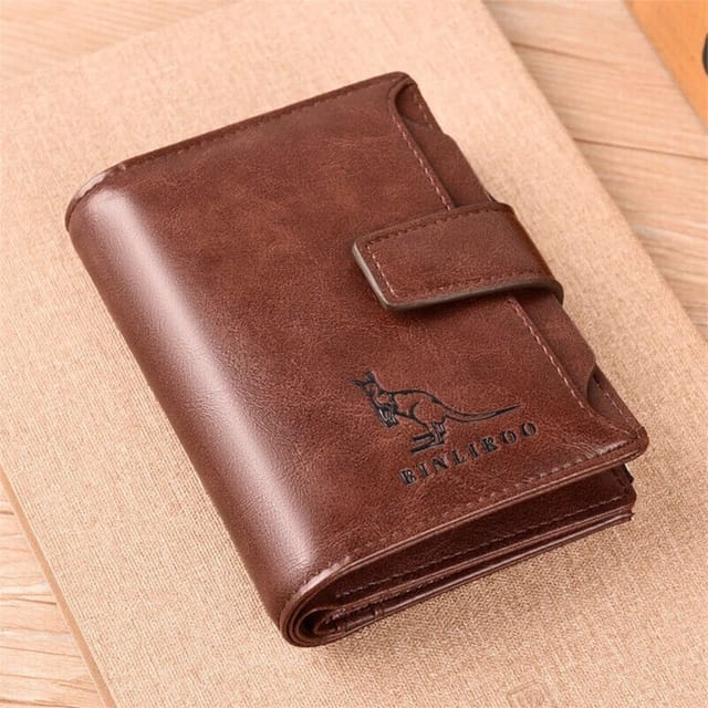 Nordara Nordara Men's Brown Designer Leather Wallet RFID Safe Contactless Card - 2