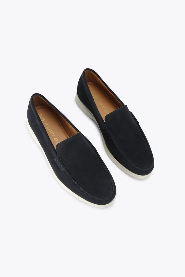 KG Kurt Geiger KG Kurt Geiger Men's 'Sully' Suede Shoes in Navy - 2