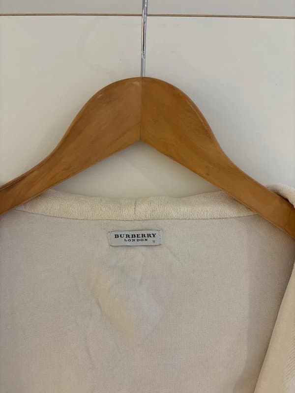 Burberry Vintage Burberry Hooded Towelling Bathrobe Dressing Gown Housecoat Robe Unisex Luxury size S Small
