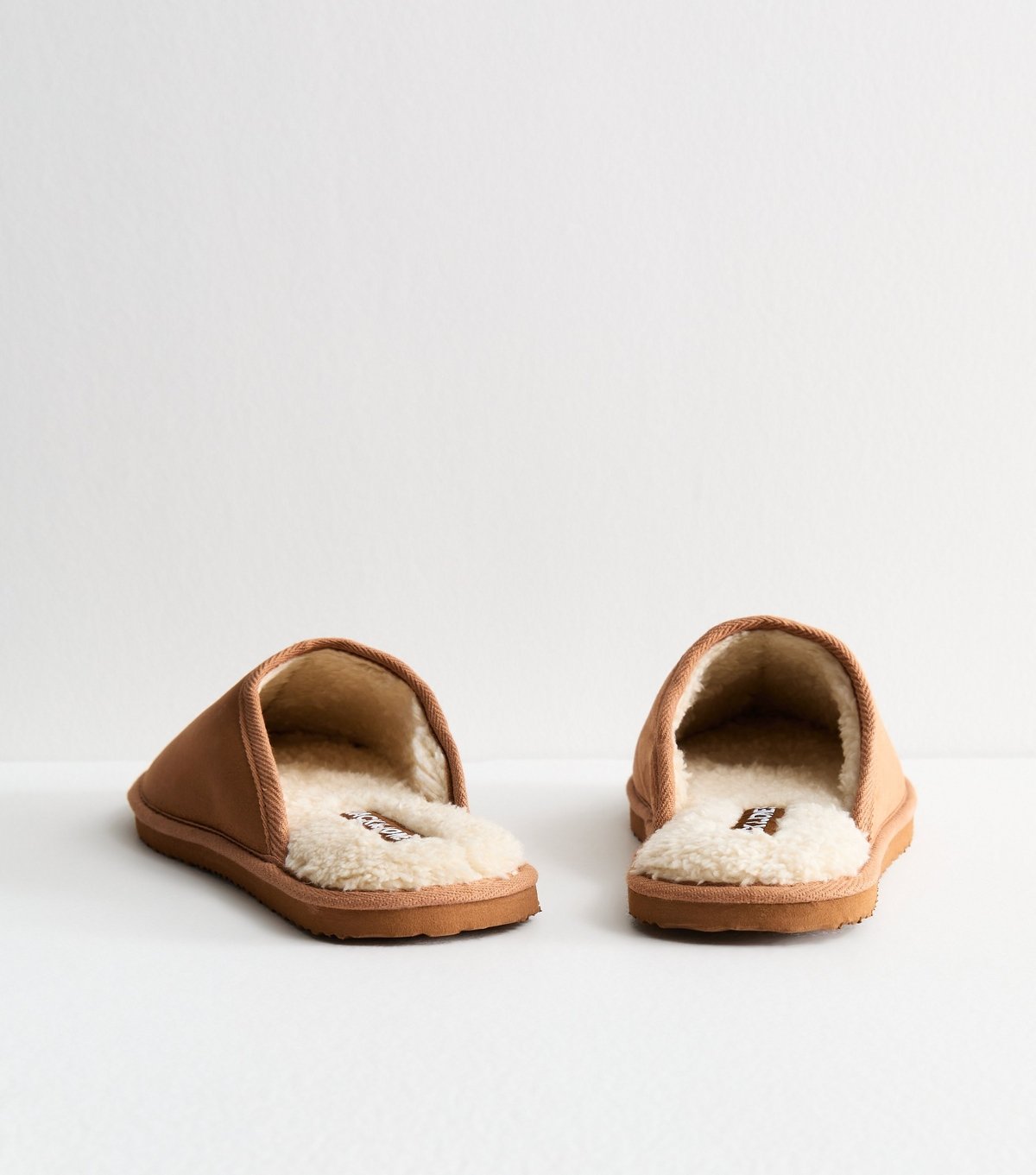 jack & jones Men's Tan Faux Suede Slippers Jack & Jones New Look - 4