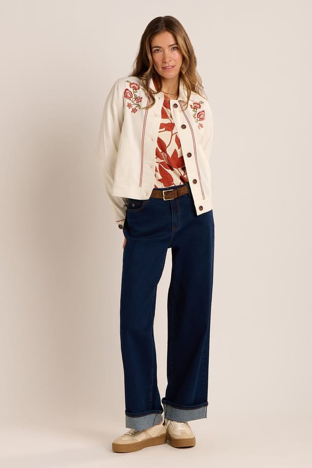 Brakeburn Brakeburn Women's CELESTINA JACKET in Cream - 3