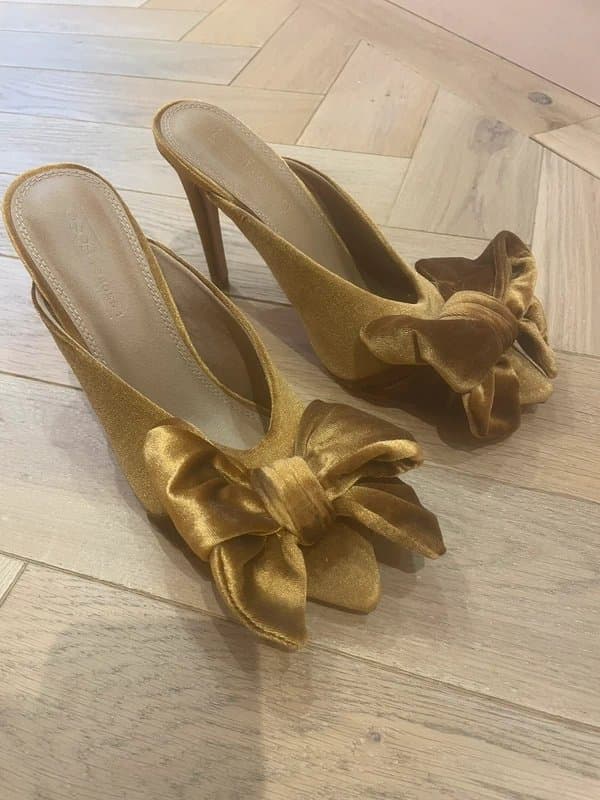 ASOS Velvet heel