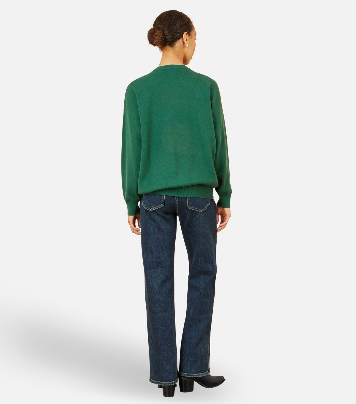 Yumi Women's Dark Green Penguin Jumper Yumi New Look - 4