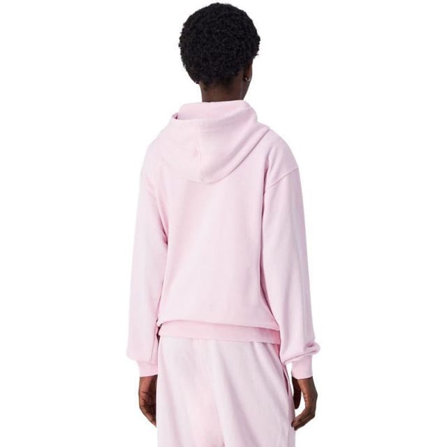 Champion Champion Women's Embroidered Logo Kangaroo Pocket Hoodie in Pink - 2