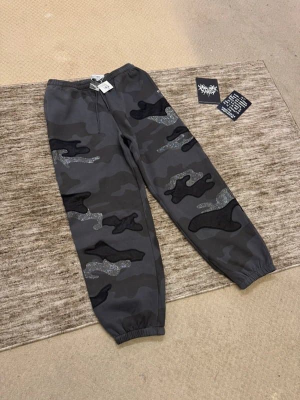 NAMED collective Named Collective Unisex Black Rhinestones Sweatpants size Large Limited Y2K Streetwear