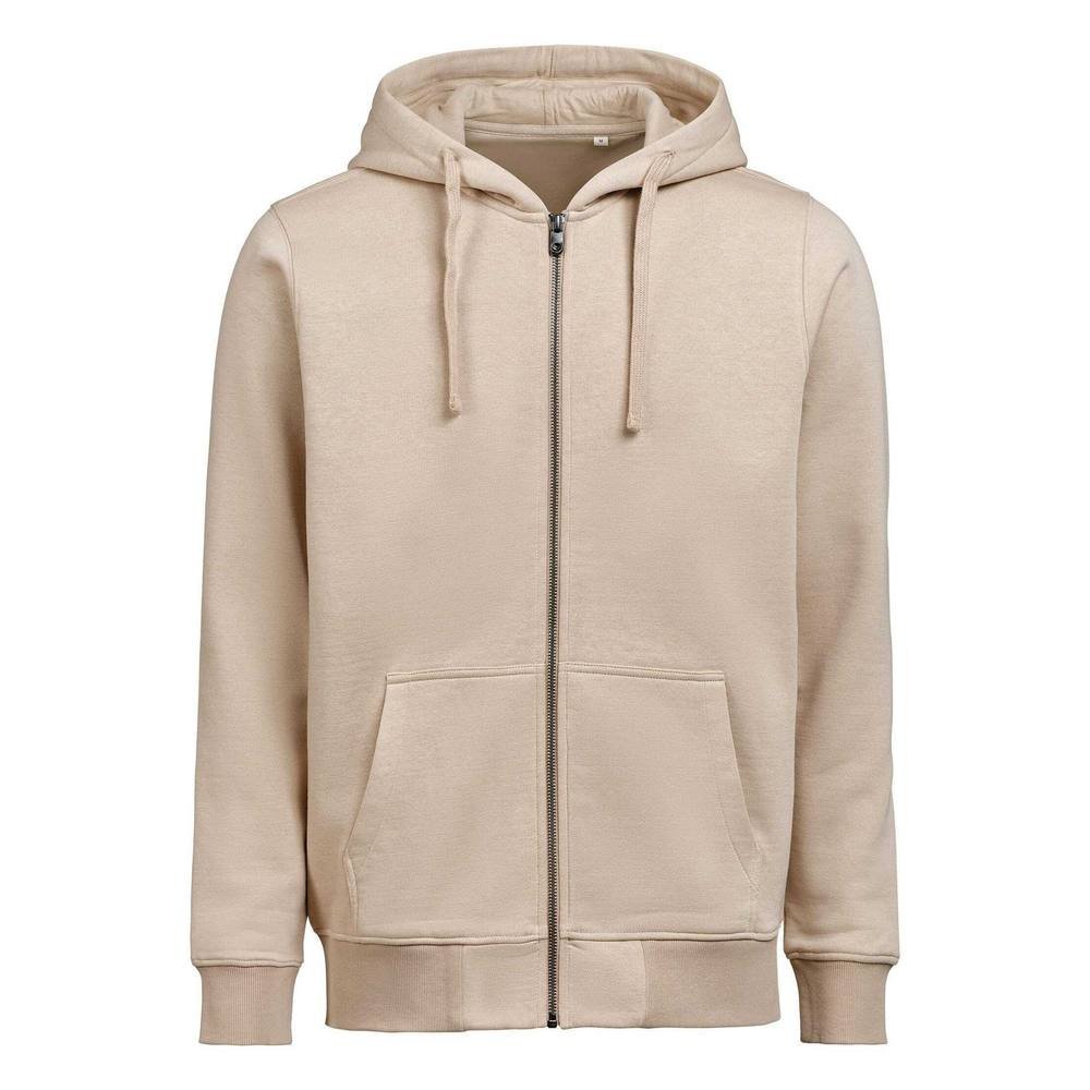 Untagged Movement Untagged Movement Men's Regular Full Zip Hoodie in Light Brown - 3