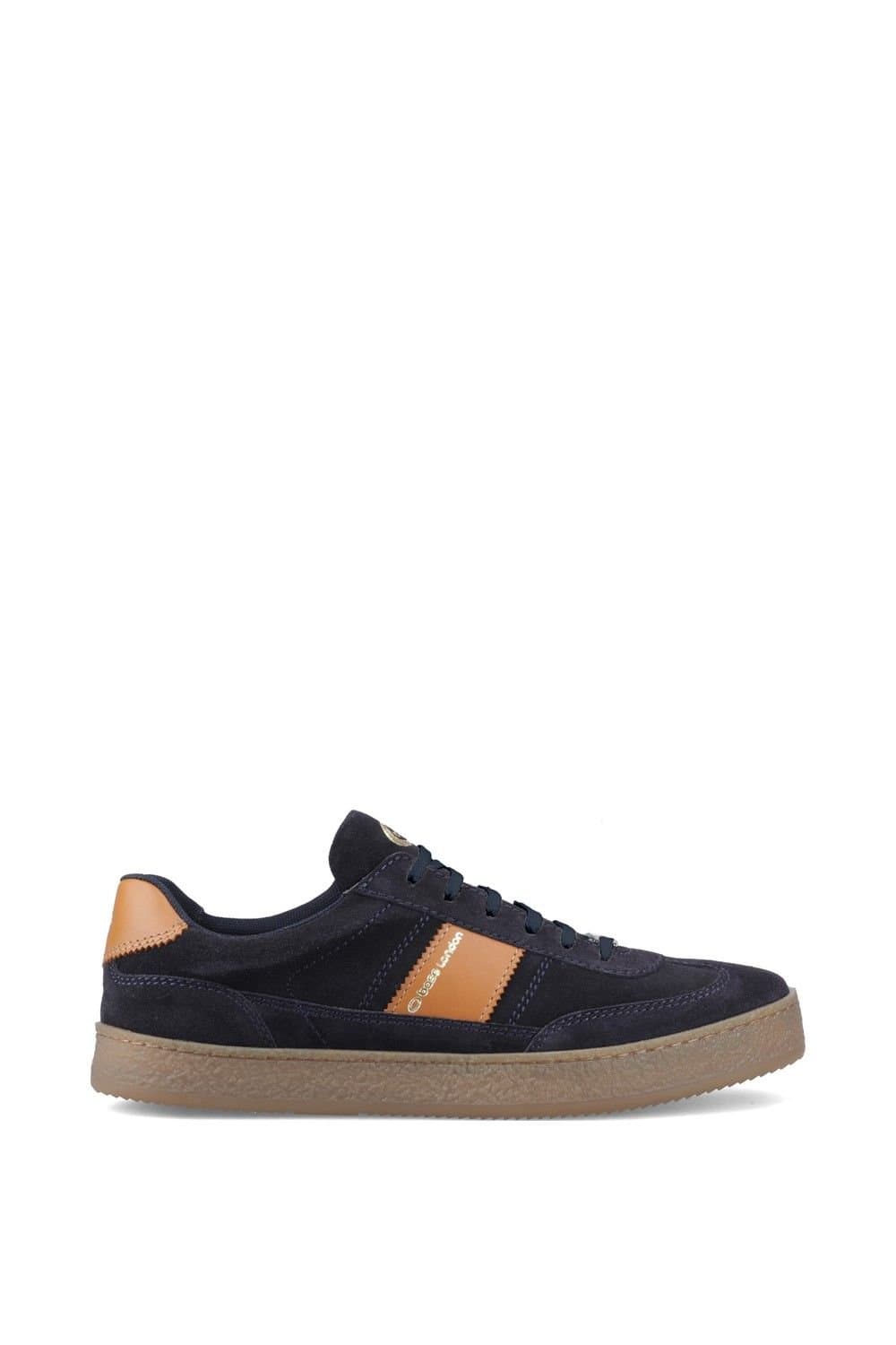 Base London Base London Men's Banksy Cupsole Trainer in Navy