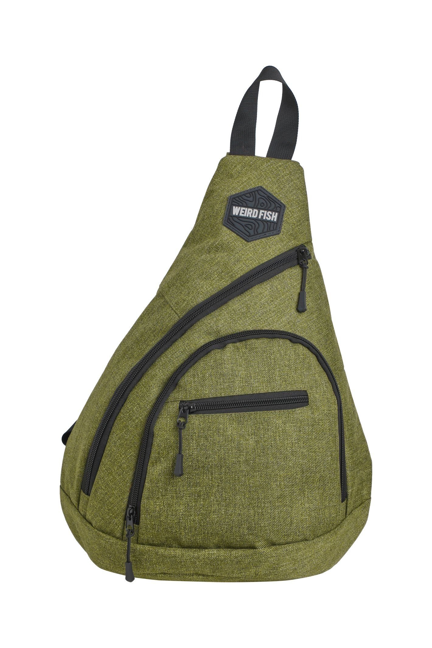 Weird Fish Weird Fish Men's Hedland Mono Strap Bag in Light Green - 2