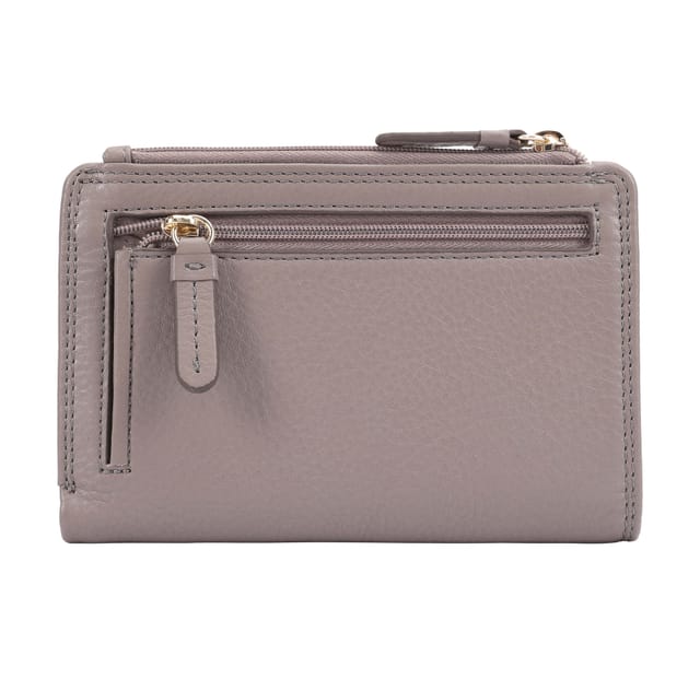 Paul Costelloe Paul Costelloe Women's Moija Leather Purse in Grey - 2