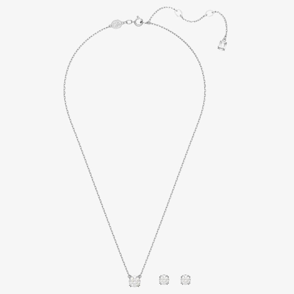 Swarovski Swarovski Women's Constella Rhodium Plated Jewellery Set 5647663 in Silver - 2