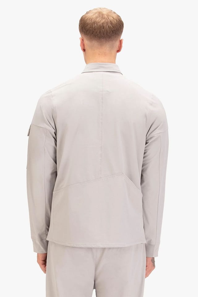 Luke 1977 Luke 1977 Men's Canavese Tech Shirt in Light Grey - 2