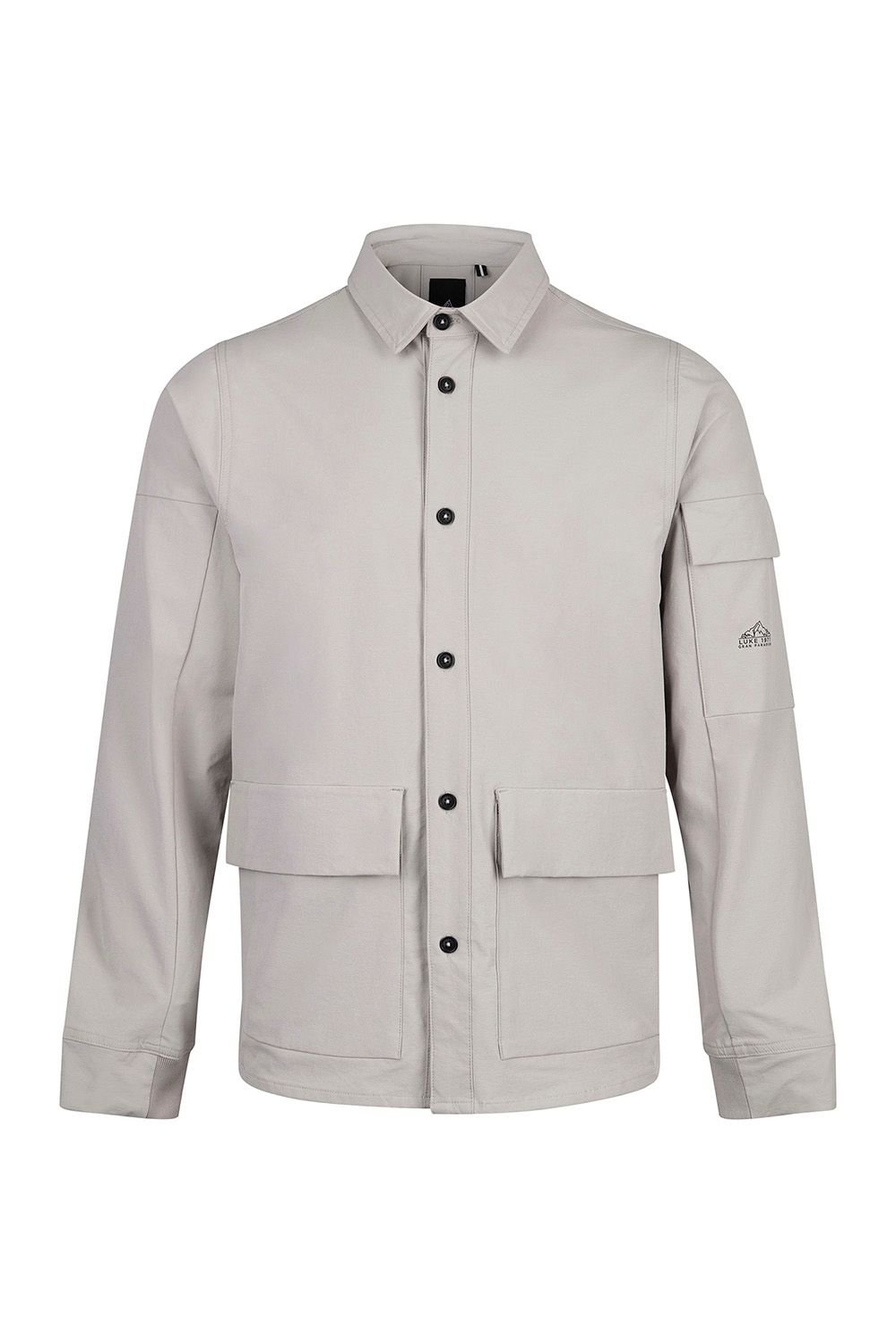 Luke 1977 Luke 1977 Men's Canavese Tech Shirt in Light Grey - 4